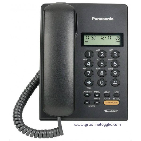Panasonic Caller ID Set KX-T7705 Black Image