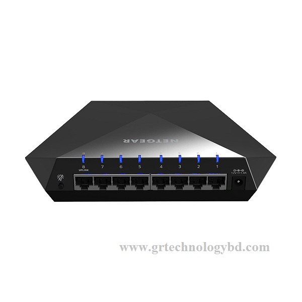 Netgear GS808E Nighthawk S8000 Advanced 8 Port Gigabit Gaming and 4K UHD Streaming Switch Image