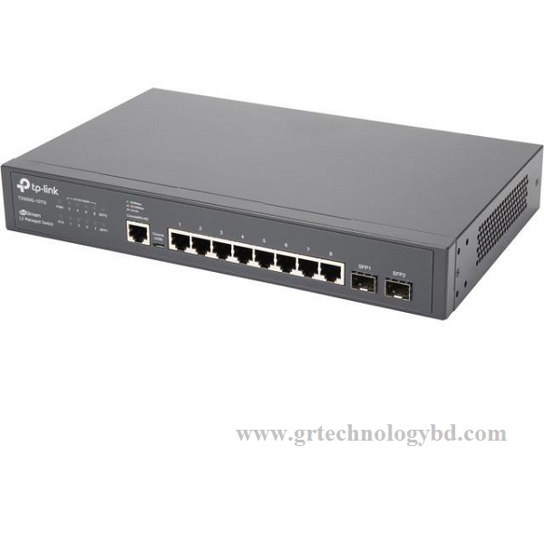 TP-Link T1500G-10MPS JetStream 8 Port All Gigabit Smart All PoE+ Switch with 2 SFP (PoE 116W) Image